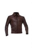 BROWN WOMAN VESTE EN CUIR MOTO REWIN SUR MESURE ET PERSONALISE
